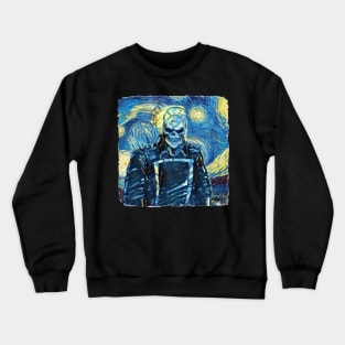 The Ghost Rider Van Gogh Style Crewneck Sweatshirt